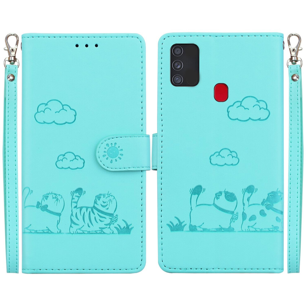 Leather Flip Cover Phone Wallet Case With Card Slot And Magnetic Stand For Umidigi A3s 4G Green 9073542686538