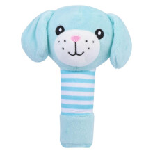 Baby Rattle Plush Hand Bell Toy for Infants Soft Animal Sensory Rattle Encourages Hand Development