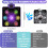 LED Bluetooth Dance Mat for Kids with Interactive LED Arrows, 8Key Rechargeable, Music Sync 4