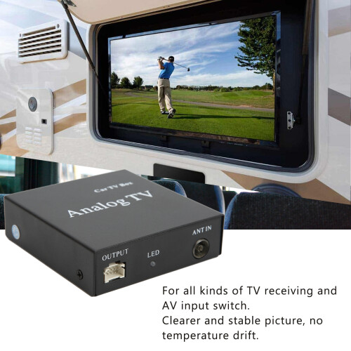 Car Analog TV Box Full System, PAL/NTSC, Remote Control (12V) 2