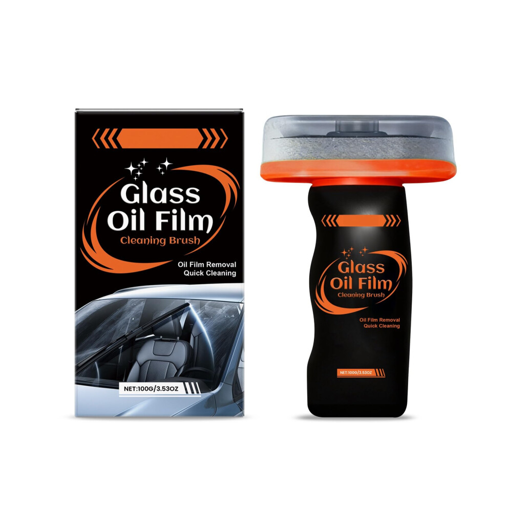 Glass Oil Film Remover For Car Windshield, Rollon Cleaner With Cleaning Board 100G Watershedding Effect 9330225962533