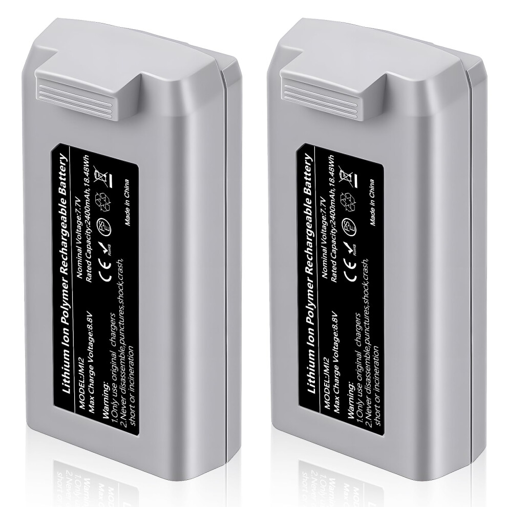 Mini 2 Battery 2Pack 2400Mah Long Flight Time Intelligent Replacement Power Pack For Dji Mini Se 2 Se 4K Drones 9771547546948