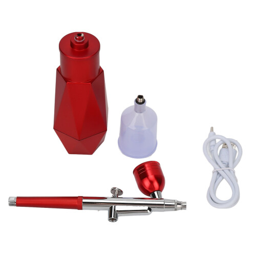 Facial Oxygen Mist Sprayer Handheld Red, USB Rechargeable 800mAh 2