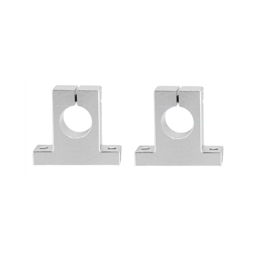 2 Pcs Linear Motion Rail Clamping Rod Rail Guide Support Shaft Bracket Coupling Mount Sk10 10Mm 6033158054285