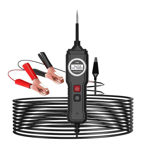 5-40V P100 Electrical System Tester with LCD Display Resistance Voltage Tester, Function Car Electric Circuit Tester