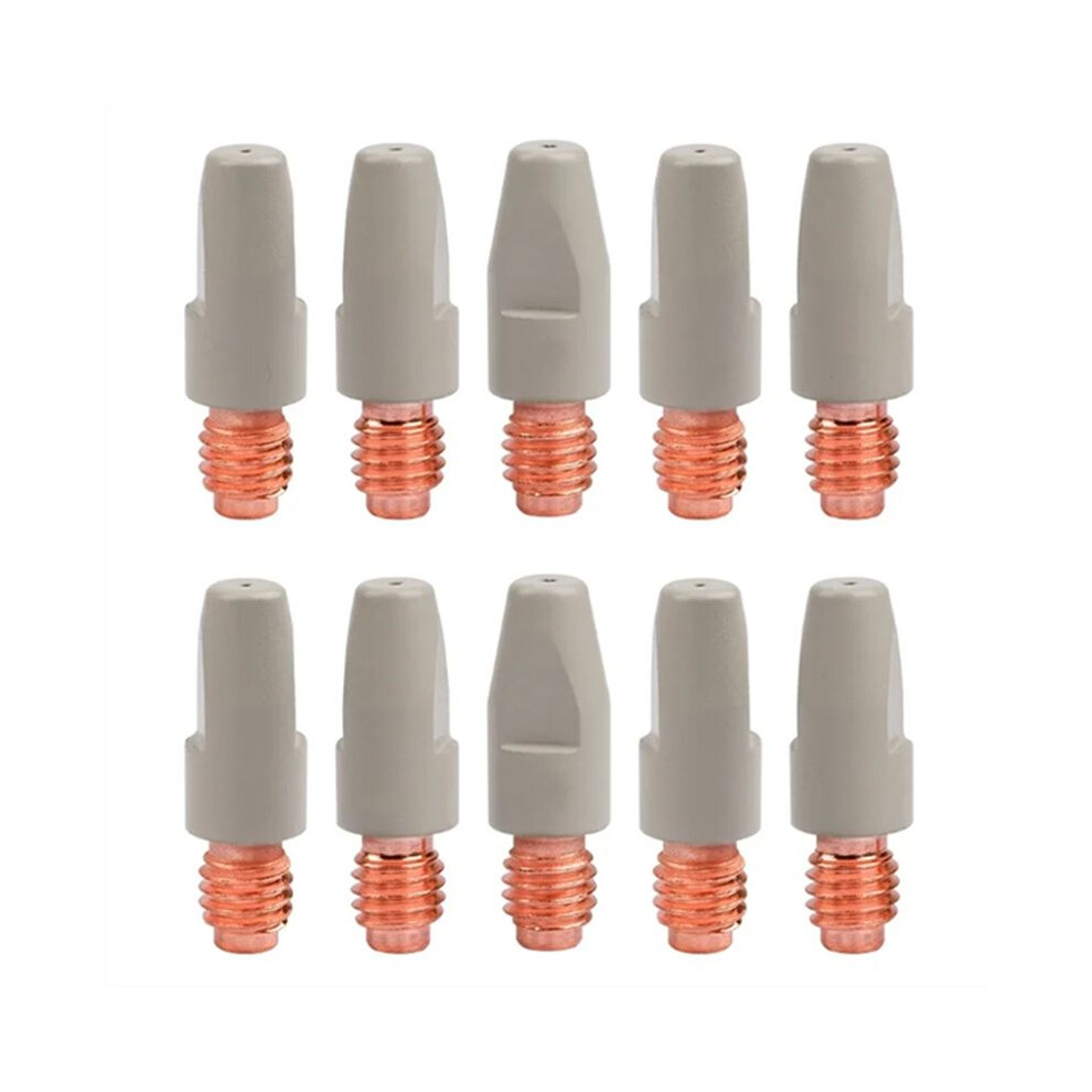 10Pcs 36Kd Welding Contact Tips Coating Protect M8 Gas Nozzle Tip 1.0Mm Mig Welding Torche Welding Tool Parts 6031227590177