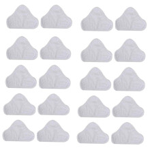 20 Pack Replacement Steam Mop Microfiber Cloth Pad for Mop X5 Triangular Drag