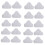 20 Pack Replacement Steam Mop Microfiber Cloth Pad for  Mop X5 Triangular Drag 1