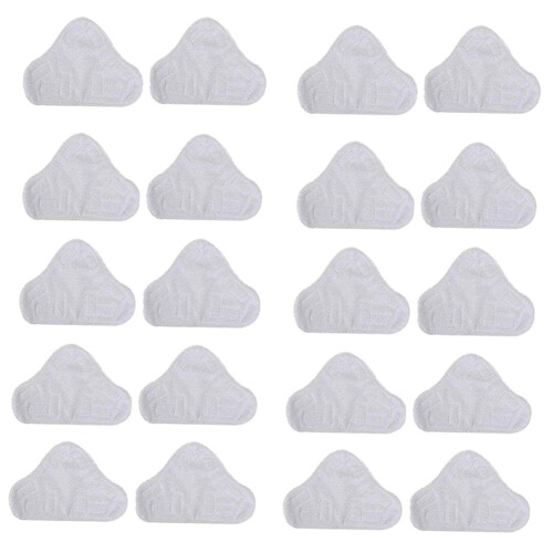 20 Pack Replacement Steam Mop Microfiber Cloth Pad for  Mop X5 Triangular Drag