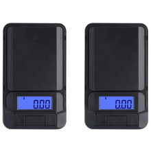 2X 0.01G Electronic Digital Scale Portable Home High Accuracy Kitchen Powder Weighing Balance