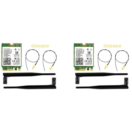 2X Dual Mode  AC8265 Wireless NIC Module Support 2.4GHz/5GHz WiFi and  4.2 for Jetson  Developer Kit