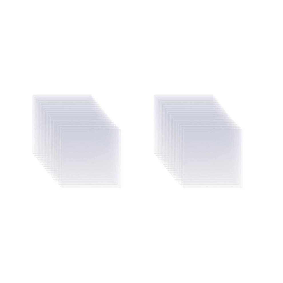 40Pcs Clear Mylar Stencil Sheets 12 Inch Blank Stencil Material Sheets,For Compatible & Silhouette Cutting 6031337489972