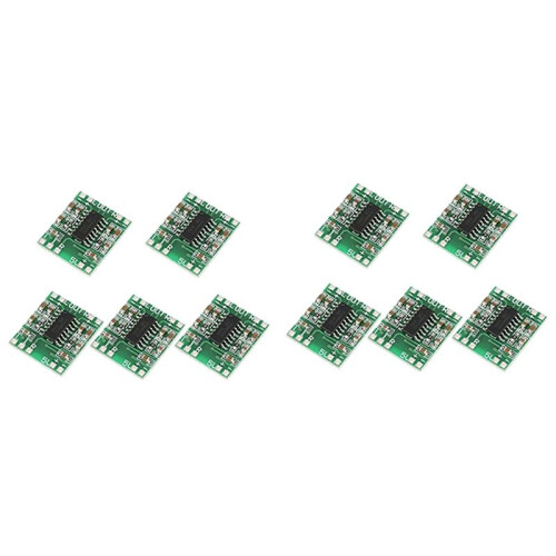 10 Pcs Digital Power Amplifier Board,2X3W Type D PAM8403 Audio Module  5V Digital Audio Amplifier Board Module