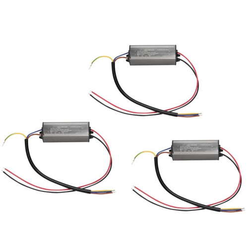 3X 30W LED Driver Constant Current Driver Power Supply Transformer Waterproof 1