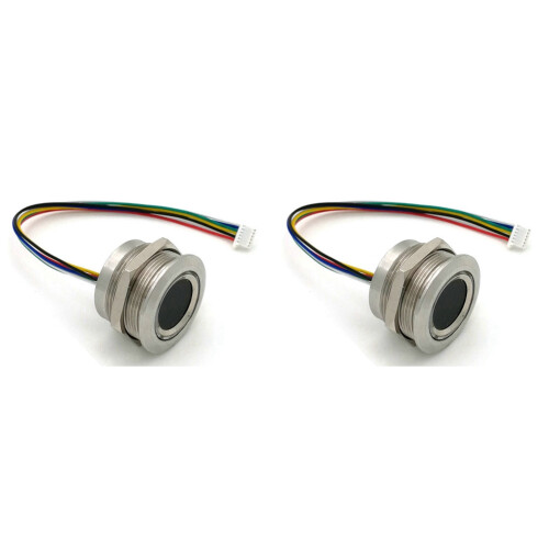 2X R503 Circular Round  Indicator LED Control DC3.3V MX1.0-6Pin Capacitive Fingerprint Module Sensor Scanner-19mm