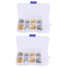 300Pcs 6.3MM 2.8MM 4.8MM 4.0MM Male Female Car Spade Connector Splice Crimp Wire Terminals for Motorcycle Bike Car