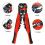 8-Inch Multi-Function Wire Stripper & Crimper, 24-10AWG, Orange 4