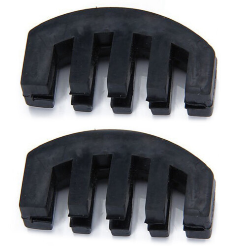 2X Rubber 4/4 Violin Practice Mute Black