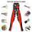 8-Inch Multi-Function Wire Stripper & Crimper, 24-10AWG, Orange 5