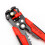 8-Inch Multi-Function Wire Stripper & Crimper, 24-10AWG, Orange 7
