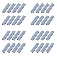 32Pc Furniture Glides Rectangle Furniture Sliders 25 x 100mm Self Adhesive Furniture Moving Sliders for Floor Protector