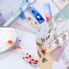 12 Pcs/Set 5.7 Inch Rectangle Silicone Bookmark Mold DIY Bookmark Mould Making Epoxy Resin Jewelry Transparent Mold