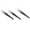 3X Pince A Pointe Coubee Anti-Statique Noir 1