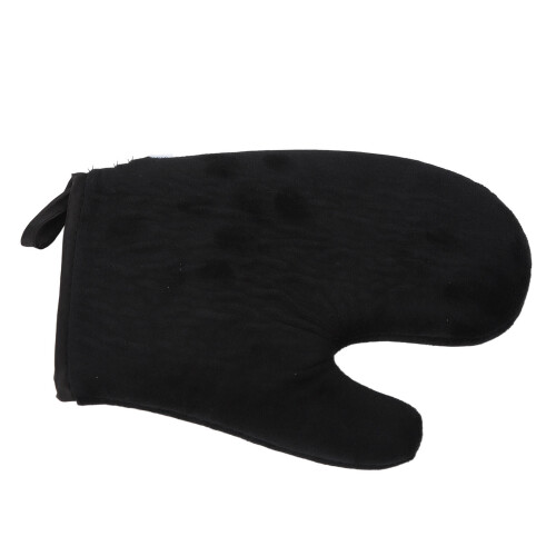 Self Tanning Mitt Applicator Black Flocking Reusable Lotion Glove 2