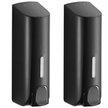 2X 350 Ml Seifen Spender Ein Der Wand Montiert Manueller Seifen Spender Bad Dusche Gel Flüssiger Shampoo Spender Halter