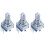 3X 20-Point Shaft Detents Encoder and 360 Degree Rotary with Push Button  + Silver 1