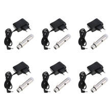 6X Wireless Receiver Female XLR LED Lighting for Stage Party Light, 2.4G ISM DMX512 Controller
