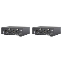 2X 48V USB Dual Mixed Output Phantom Power Supply for Condenser Microphones Music Recording Equipment