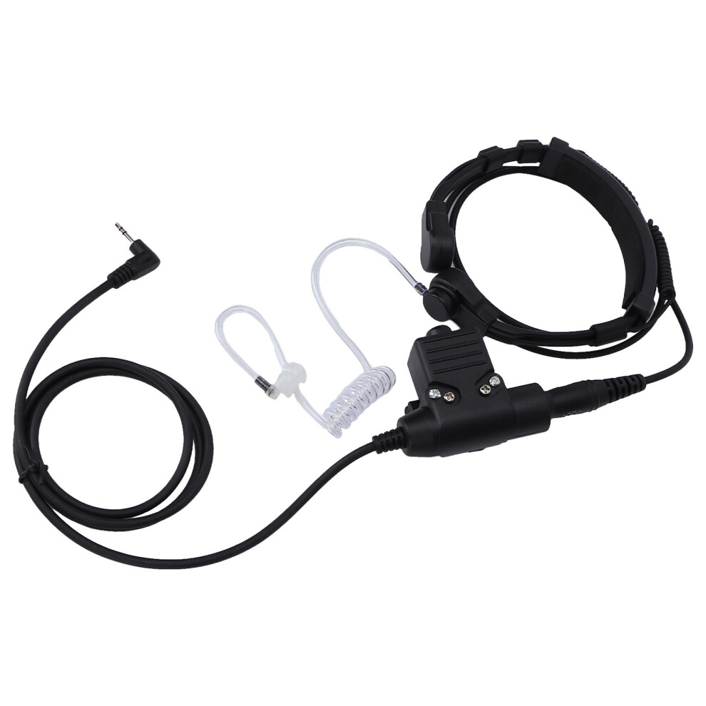 U94 Ptt Headset Adapter For Motorola 2.5Mm Walkie Talkies, Black 9431390492792