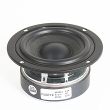 2X 3 Zoll Breit Band Lautsprecher Audio Lautsprecher 4 Ohm 30W HiFi Lautsprecher Stereo-Mittel-Bass Lautsprecher DIY HeimverstäRker Lautsprecher