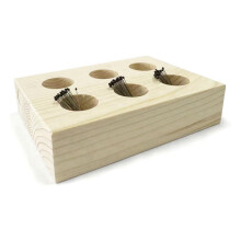 Insectennaaldenbewaarcontainer voor Entomologiespelden, Vlinderverzamelspelden, Gebruik in Schoollaboratoria 10x14x3cm