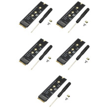 5X M.2 NVME SSD Convert Adapter Card for  Air Pro Retina 2013-2017 NVME/AHCI SSD Kit for A1465 A1466 A1398 A1502