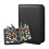 Livre de collection de cartes protégé à 9 compartiments,-Noir 1