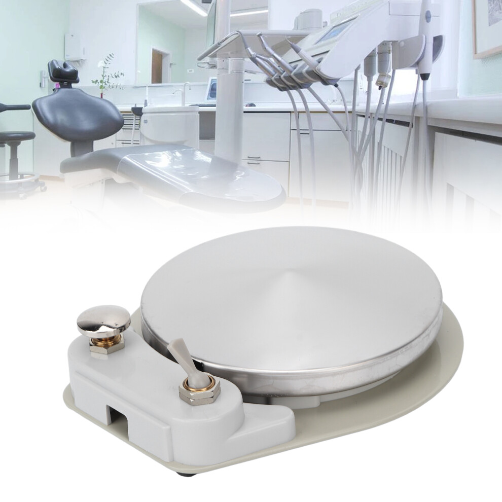 Professional Stainless Steel Dental Foot Pedal with 4 Holes & Stable Control