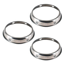 3X Universal Wok Pan Support Rack Stand Wok Ring/ Round Bottom Wok Rack Universal Size for Gas Stove Fry Pans Kitchen