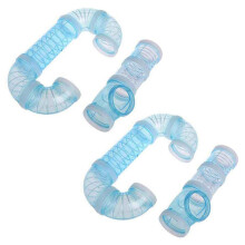 2 set Hamster Tubes, Adventure External Pipe Set Hamster Cage Toys to Expand Space DIY Connection Tunnel