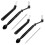Coffee Machine Cleaning Brush with Spoon Tool Set for Espresso Machine Group ,Pack of 6,Black 2