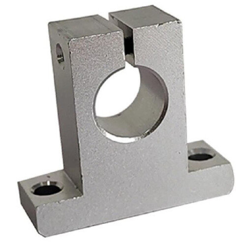 2 Pcs Linear Motion Rail Clamping Rod Rail Guide Support Shaft Bracket Coupling Mount SK10 10mm 2