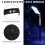 6Pcs LED Telescoping Inspection Mirror,Retractable LED Mechanical Mirror Tool,Retractable Under Vehicle Detection Mirror 3