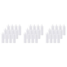 36 Pack 8 Oz Squeeze Squirt Condiment Bottles with Twist Cap Lids for Sauce, Ketchup, BBQ, Dressing, Paint