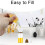 50Pcs Small Empty Squeeze Dropper Bottles Plastic Thin Tip Dropper Bottles 15ML Portable Squeezable Liquid Dropper Brown 4