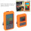 Wireless Meat Thermometer with 4 Probes, LCD, -20~300C, 328 ft Range 9