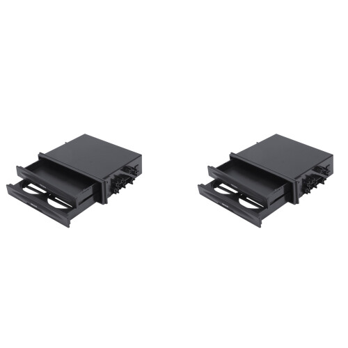 2X Universal Pocket Dash Box con Doppia Radio per Auto