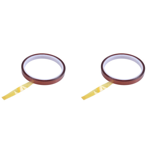 2Pcs 10mm Width Heat Resistant High Temperature Adhesive  Tape