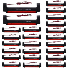 2X Red 24 LED Car Vehicle Third Brake Stop Tail Light Lamp Bar 12V
