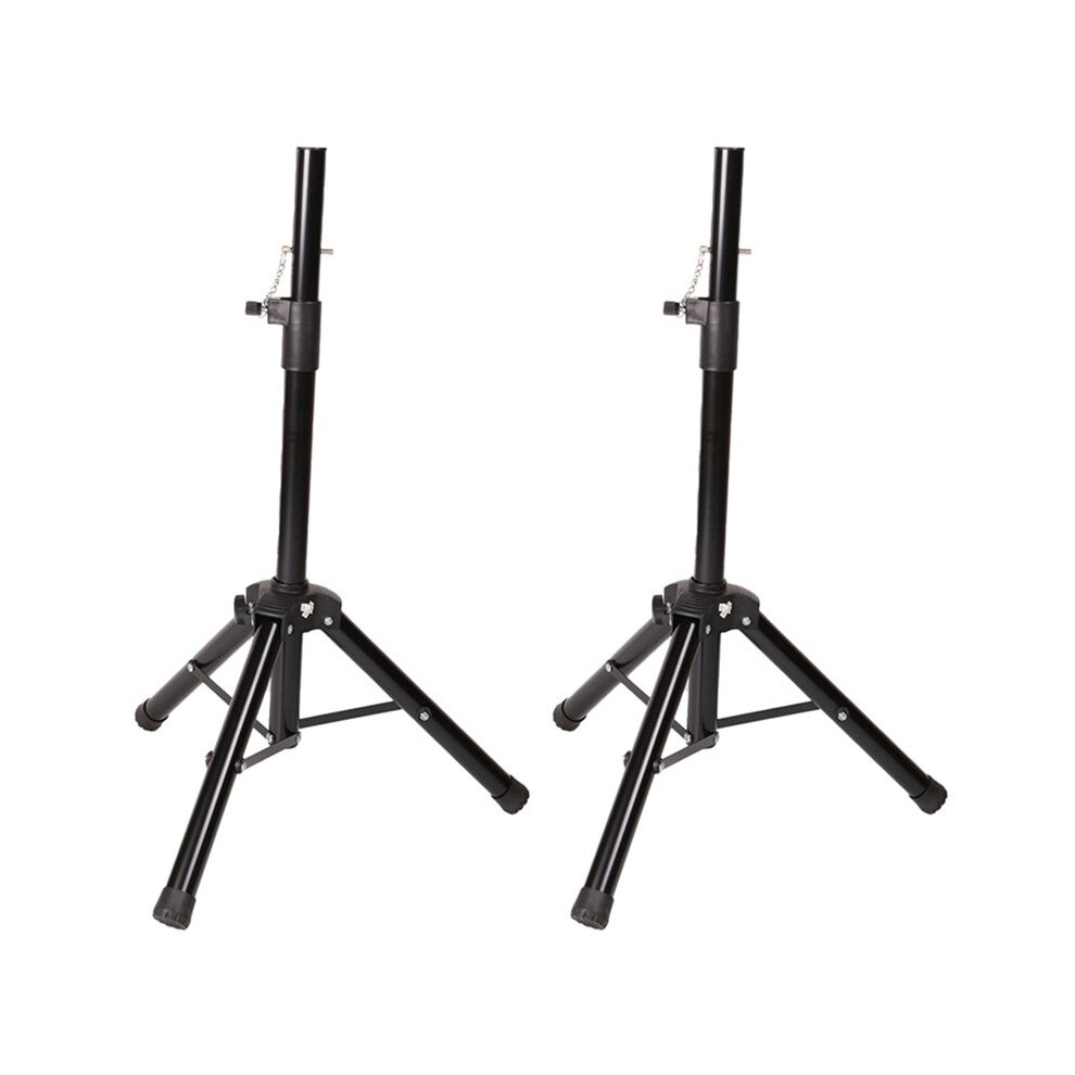 2X Speaker Stand Tripod Stand Audio Tripod Ktv Outdoor Shelf Metal Floor Stand Black 6033584846027